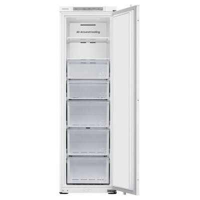SAMSUNG SpaceMax BRZ22600EWW/EU Integrated Tall Freezer - Sliding Hinge, White