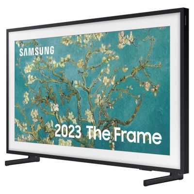 32" SAMSUNG The Frame Art Mode QE32LS03CBUXXU Smart Full HD HDR QLED TV with Bixby & Alexa, Black