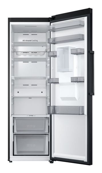 SAMSUNG Bespoke SpaceMax RR39C7DJ5B1/EU Smart Tall Fridge - Stainless Black, Stainless Steel