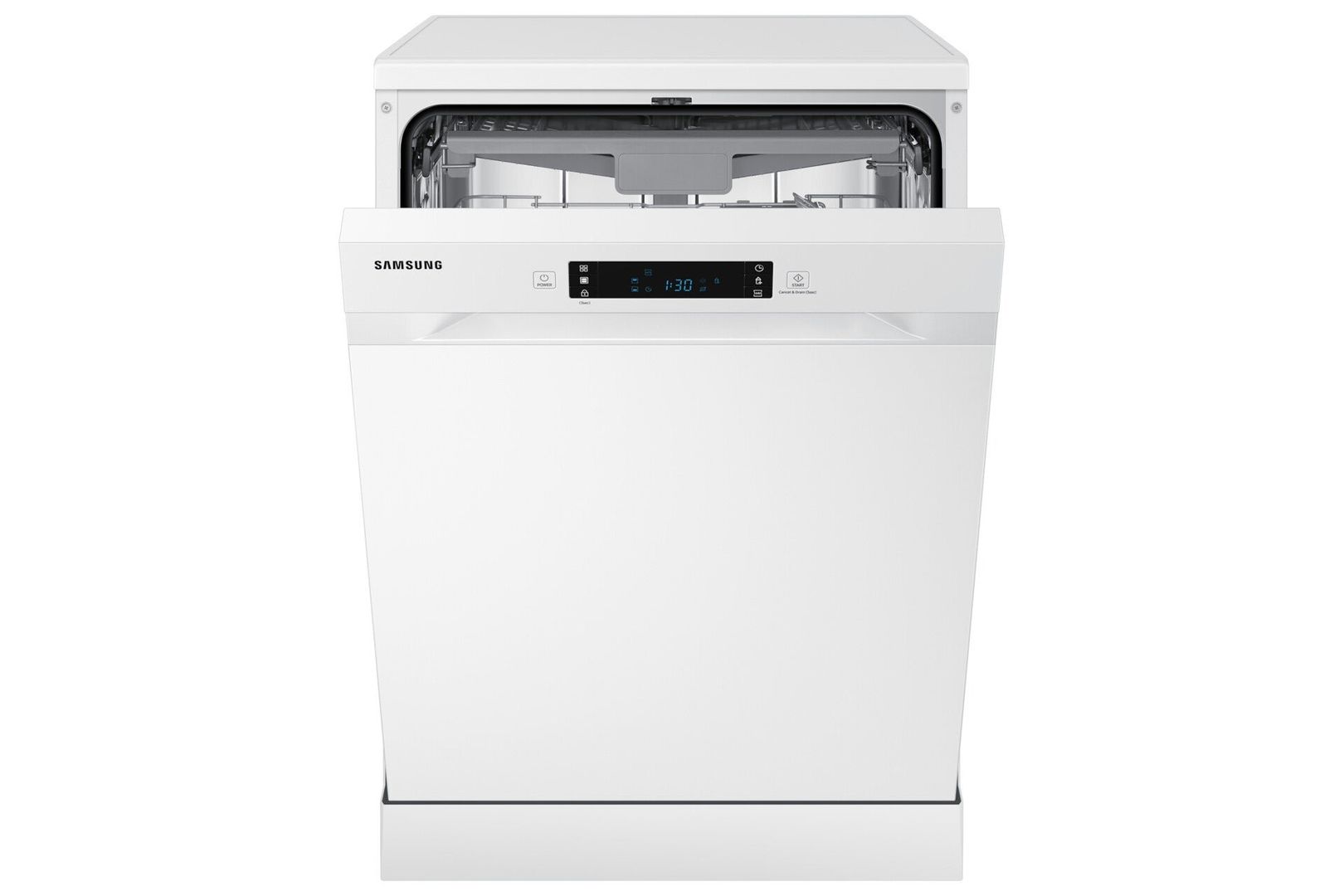 SAMSUNG Series 7 DW60CG550FWQEU Full Size Dishwasher - White, White - Image 1