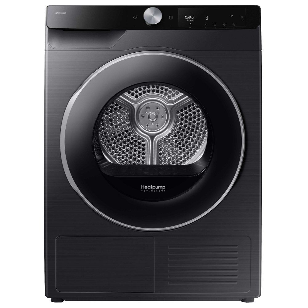 SAMSUNG Series 7 OptimalDry DV90T6240LB/S1 9 kg Heat Pump Tumble Dryer - Black, Black - Image 1
