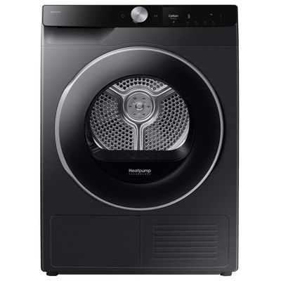 SAMSUNG Series 7 OptimalDry DV90T6240LB/S1 9 kg Heat Pump Tumble Dryer - Black, Black