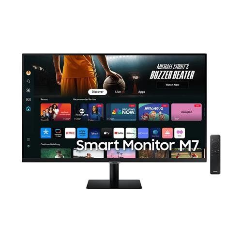Samsung 32" M70D UHD Smart Monitor with Speakers and a Remote - Image 1