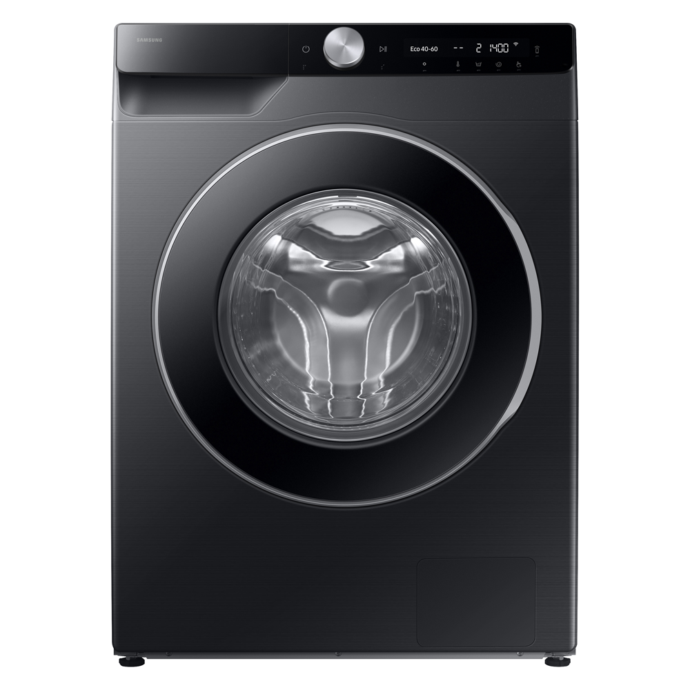 Samsung WW90DG6U85LBU1 9kg Series 6 AutoDose Ecobubble Steam Washing Machine 1400rpm - BLACK - Image 1
