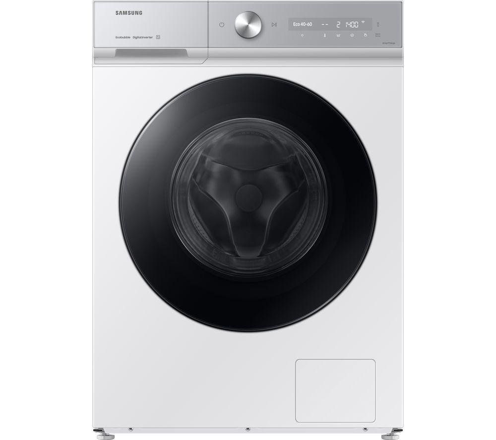 SAMSUNG Series 8 QuickDrive WW90DB8U95GHU1 WiFi-enabled 9 kg 1400 Spin Washing Machine - White, White - Image 1