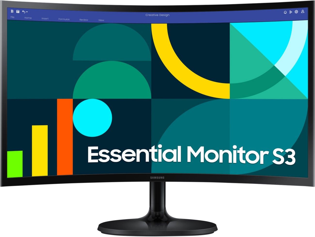 Samsung 24" S36GD FHD Curved Monitor - Image 1