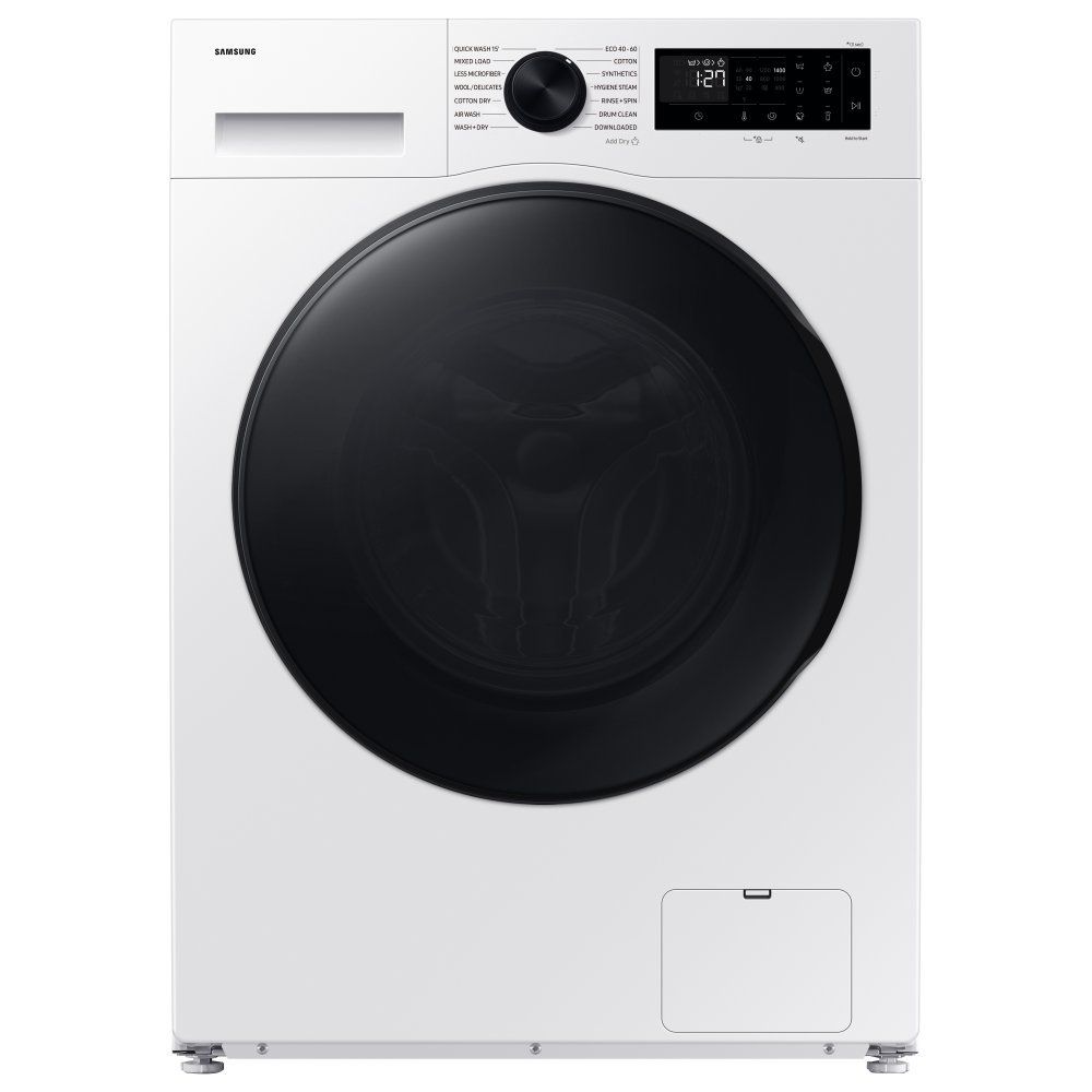 SAMSUNG Series 5 AI Energy WD11DG5B15BEEU WiFi-enabled 11 kg Washer Dryer - White, White - Image 1