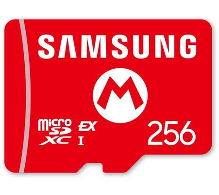 SAMSUNG microSD Express Memory Card for Nintendo Switch 2 - 256 GB, Red