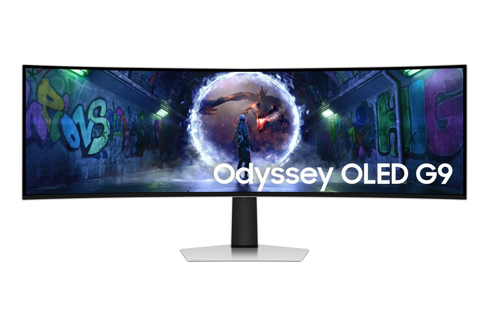 Samsung 49" Odyssey OLED G93SD DQHD, 240Hz Gaming Monitor - Image 1