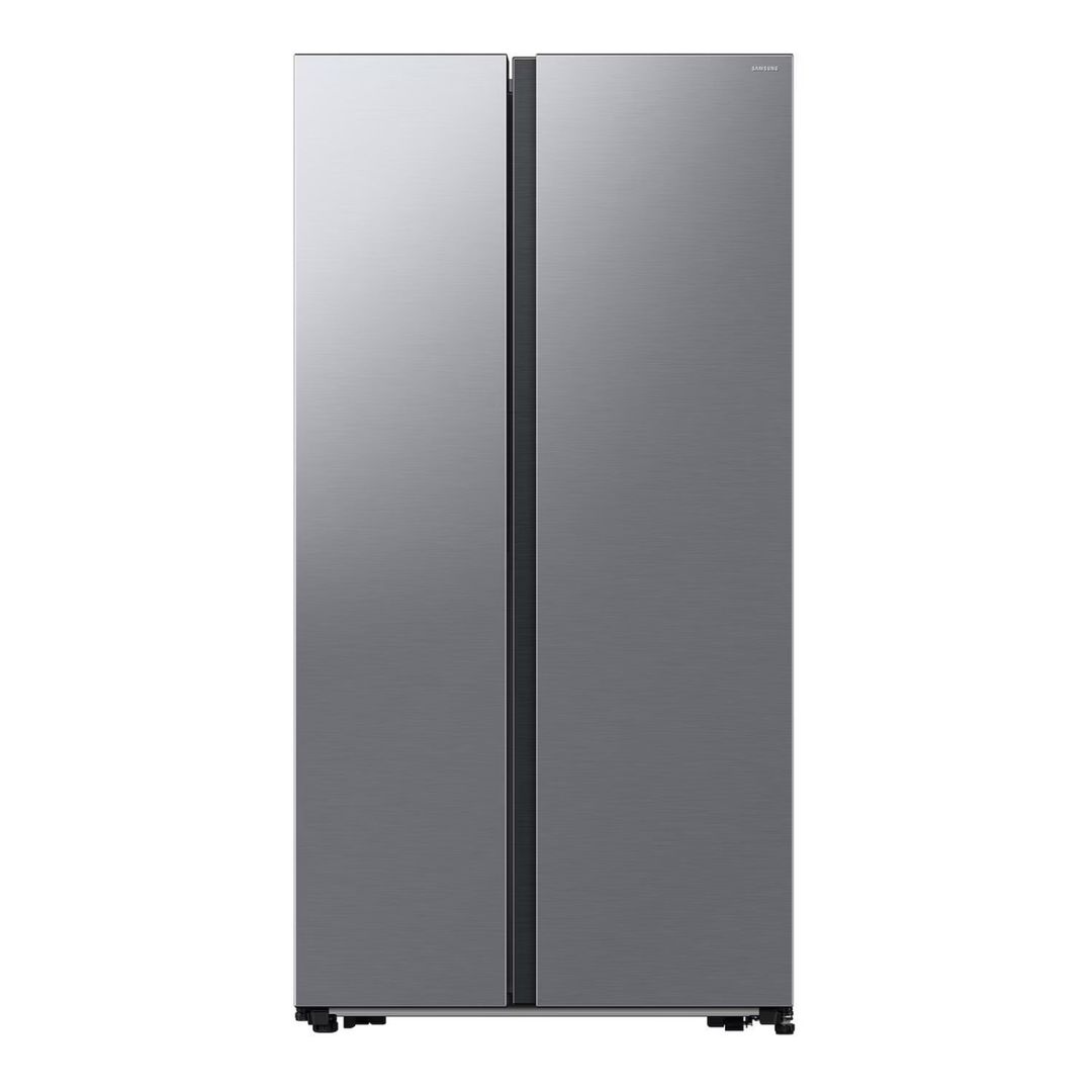 SAMSUNG Series 6 SpaceMax RS57DG400EM9/EU American-Style Smart Fridge Freezer - Gentle Silver, Silver/Grey - Image 1