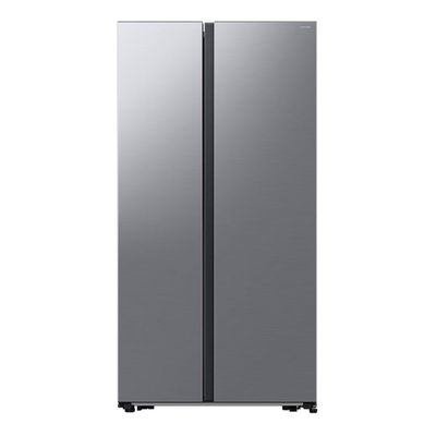 SAMSUNG Series 6 SpaceMax RS57DG400EM9/EU American-Style Smart Fridge Freezer - Gentle Silver, Silver/Grey