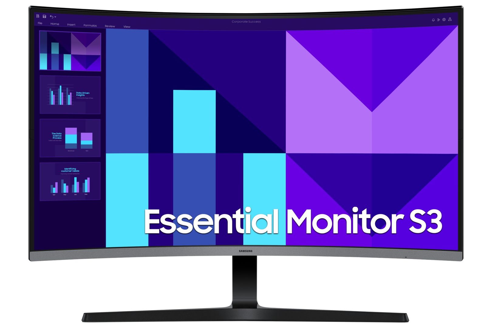 Samsung 32" S39GD Full HD Curved Monitor - Image 1