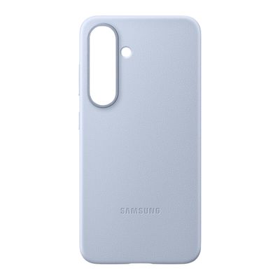 Official Samsung Kindsuit Faux Leather Case for Galaxy S25, Light Blue. - Light Blue