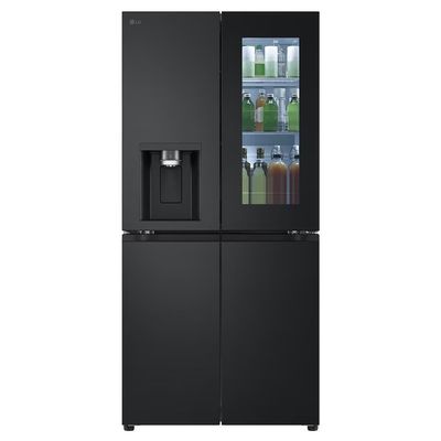 LG InstaView GMG860EPBE Smart Fridge Freezer - Matte Black, Black