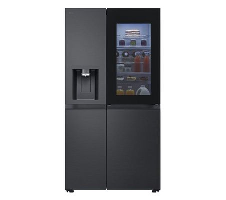 LG GSXE91EVAD Door In Door Instaview American Fridge Freezer With Ice & Water Non Plumbed - BLACK STEEL