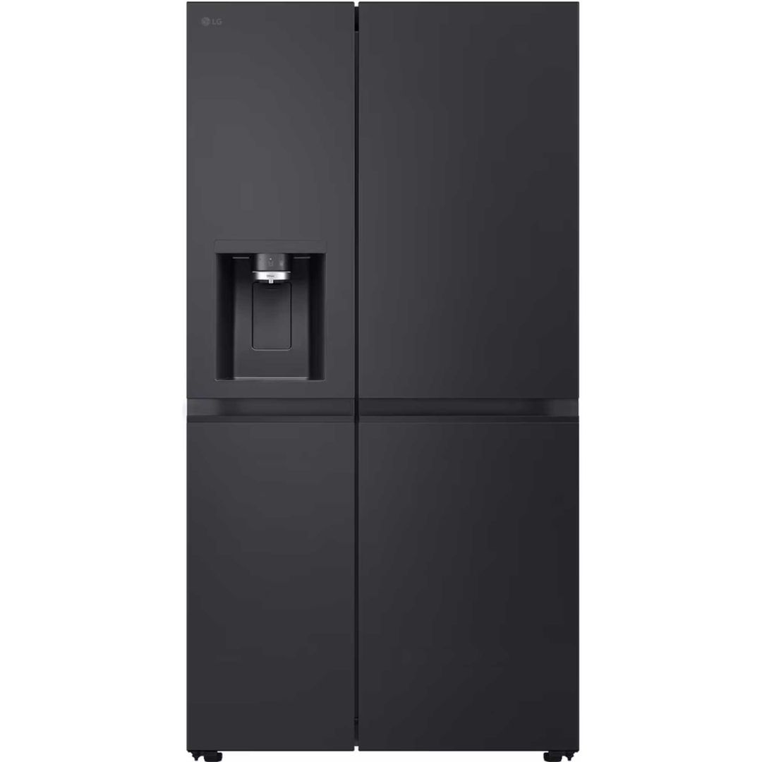 LG GSLE81EPBD American Fridge Freezer Ice & Water Non Plumbed - BLACK STEEL - Image 1