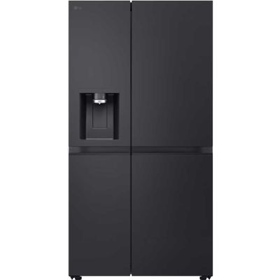 LG GSLE81EPBD American Fridge Freezer Ice & Water Non Plumbed - BLACK STEEL