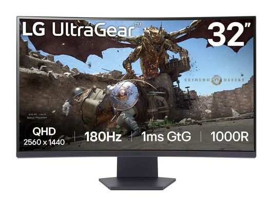 LG 32GS60QC-B computer monitor 80 cm (31.5") 2560 x 1440 pixels Quad HD LCD Black - Thumbnail 2