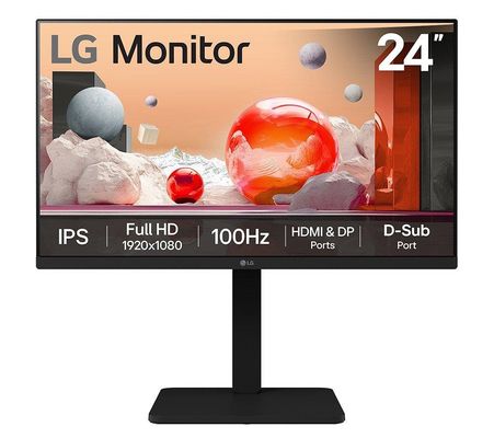 LG 24BA450-B computer monitor 60.5 cm (23.8") 1920 x 1080 pixels Full HD Black