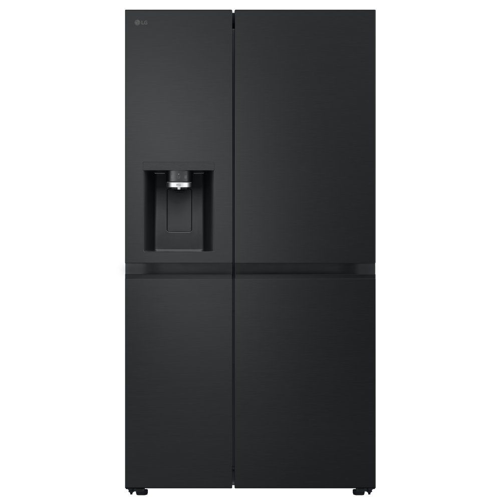 LG NatureFRESH GSLE81EPBC American-Style Smart Fridge Freezer - Essence Black Steel, Black - Image 1