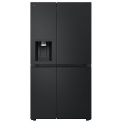 LG NatureFRESH GSLE81EPBC American-Style Smart Fridge Freezer - Essence Black Steel, Black