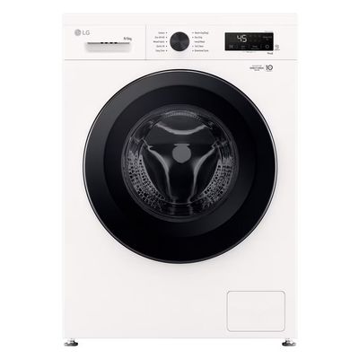 LG X10 Series Direct Drive W4X1095NWK WiFi-enabled 9 kg Washer Dryer - White, White