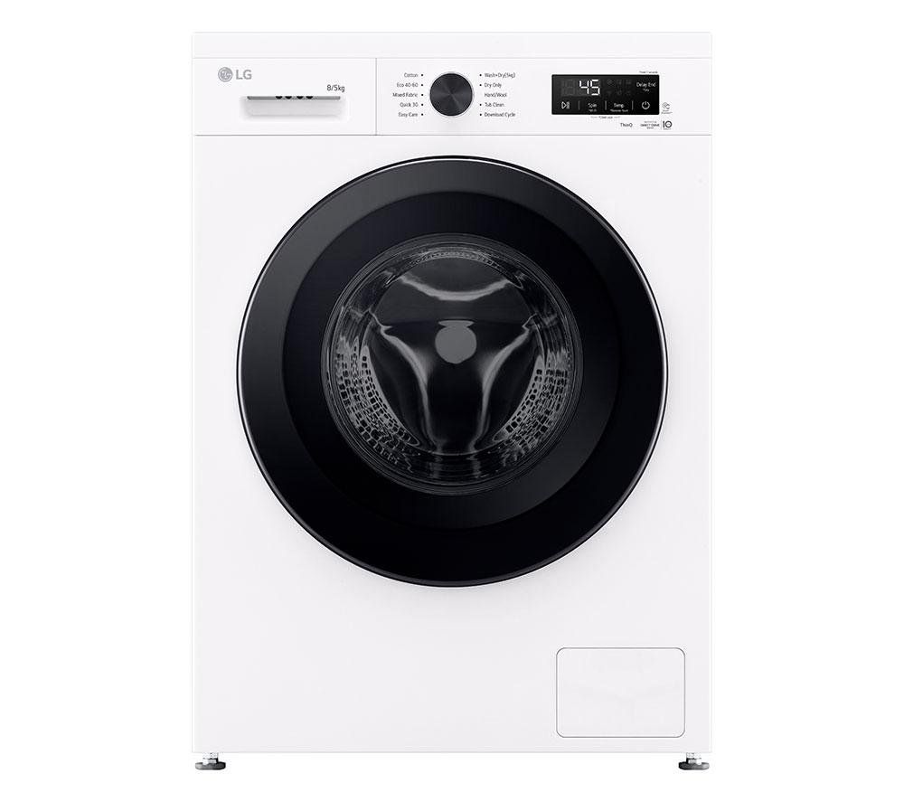 LG W4X1085NWK 8kg/5kg Steam Washer Dryer - WHITE - Image 1