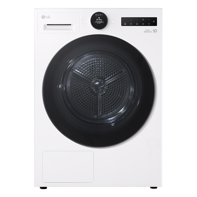 LG RHX7009TWB 9kg TurboDry AIDry Heat Pump Condenser Dryer - WHITE