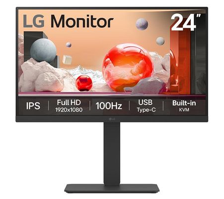 LG 24BA650-B computer monitor 60.5 cm (23.8") 1920 x 1080 pixels Full HD LED Black