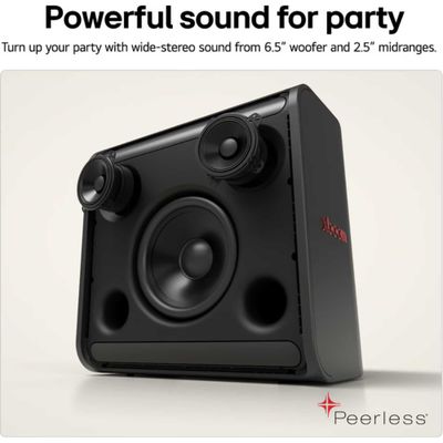 LG xboom Stage 301 Bluetooth Megasound Party Speakers - Black, Black