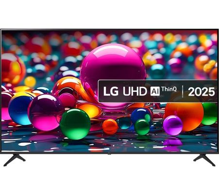 75" LG UA75 LED 4K HDR Smart TV 2025 - 75UA75006LA, Black