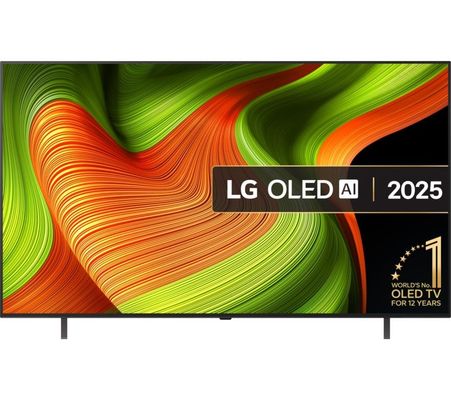 65" LG B5 OLED AI 4K HDR Smart TV 2025 - OLED65B56LA, Black,Brown