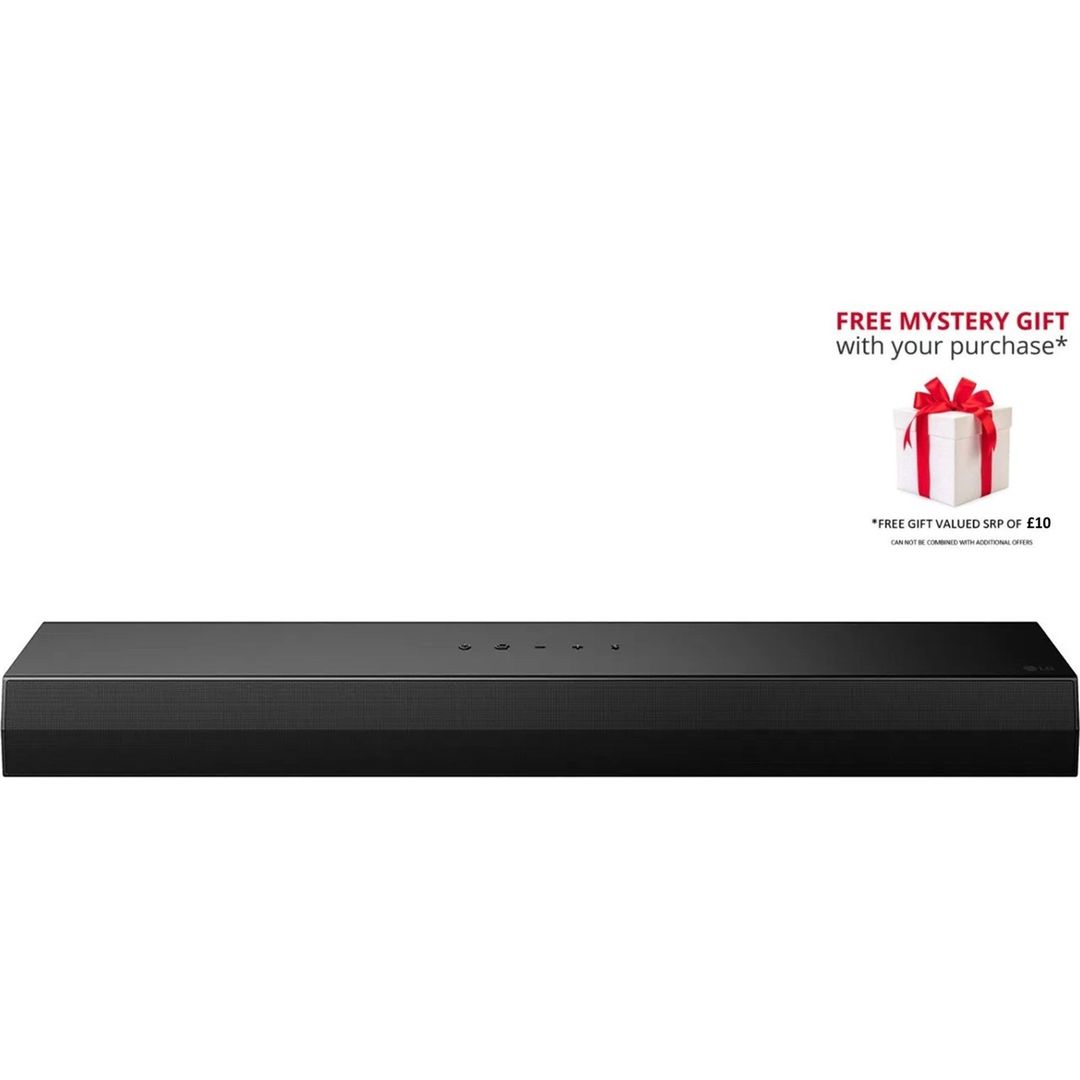Lg US20A Smart Soundbar with 2.0 Channel Bluetooth Dolby Digital - Black - Image 1