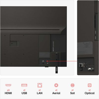 LG 50QNED84A6C.AEK TV 127 cm (50") 4K Ultra HD Smart TV Wi-Fi Brown