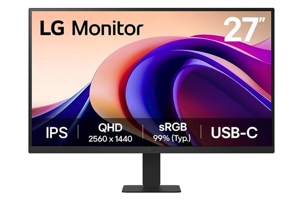 LG 27U631A-B.AEKQ Quad HD 27" IPS LCD Monitor - Black, Black