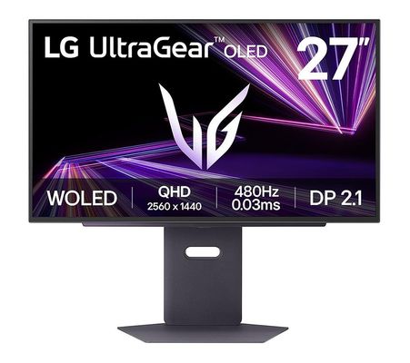LG 27" UltraGear OLED 480Hz QHD Gaming Monitor - Thumbnail 2