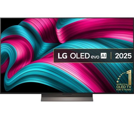 55" LG C5 OLED evo AI 4K HDR Smart TV 2025 - OLED55C56LB, Brown