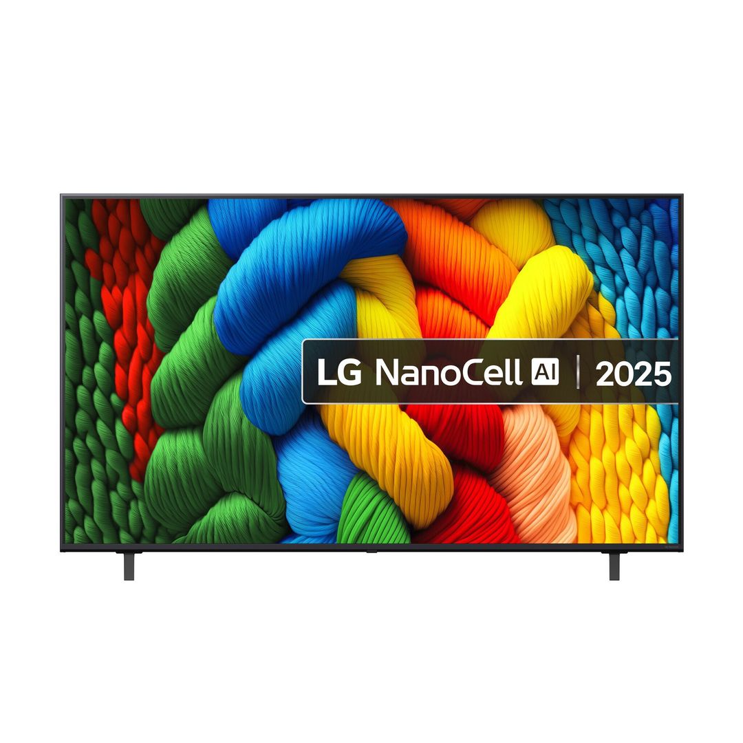 65" LG NANO80 NanoCell AI 4K HDR Smart TV 2025 - 65NANO80A6B, Blue - Image 1