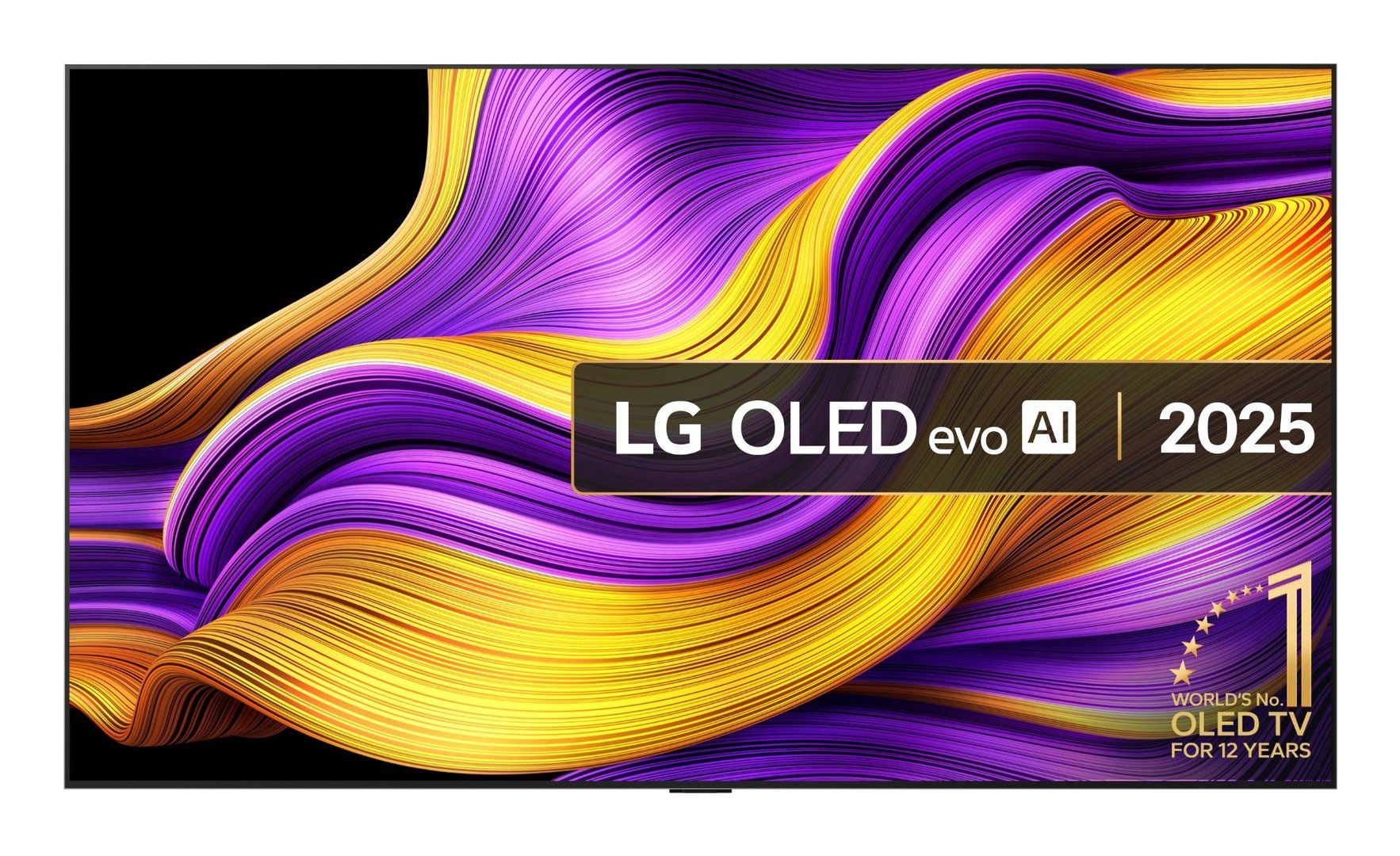 77" LG G5 OLED evo AI 4K HDR Smart TV 2025 (Wall Mount Version) - OLED77G54LW, Silver/Grey - Image 1