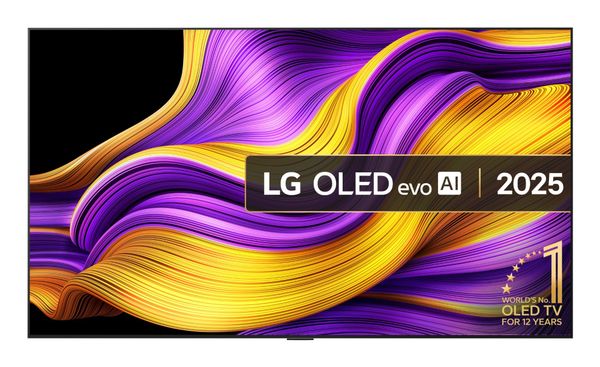 77" LG G5 OLED evo AI 4K HDR Smart TV 2025 (Wall Mount Version) - OLED77G54LW, Silver/Grey