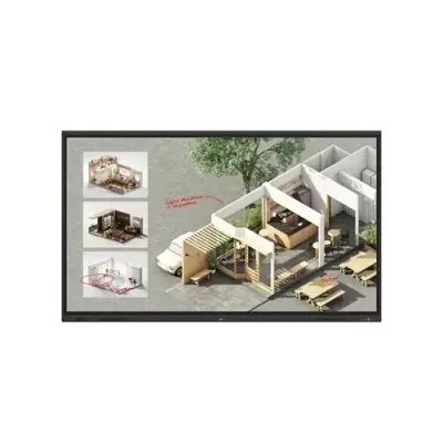 LG CreateBoard Standard interactive whiteboard 2.18 m (86") 3840 x 2160 pixels Touchscreen Black