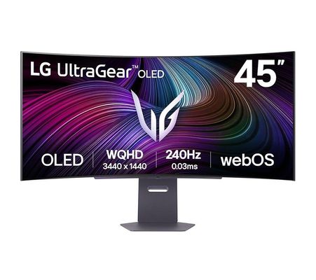 LG 45GX90SA-B computer monitor 114.3 cm (45") 3440 x 1440 pixels Wide Quad HD OLED Black - Thumbnail 2