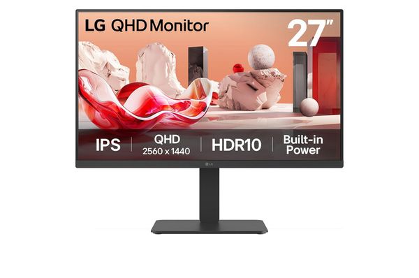 LG 27BA54QB-B.AEU computer monitor 68.6 cm (27") 2560 x 1440 pixe - Thumbnail 2
