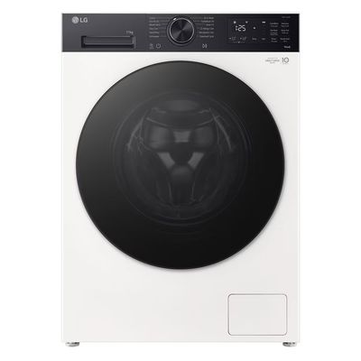 LG VX55 Series AI Direct Drive F4X5511THB WiFi-enabled 11 kg 1400 Spin Washing Machine - White, White,Black
