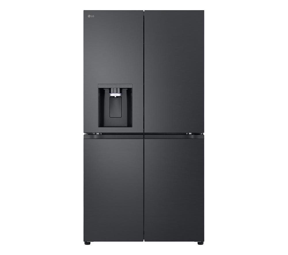 LG GMF960EV4E French Style Fridge Freezer With Water Dispenser - BLACK STEEL - Image 1