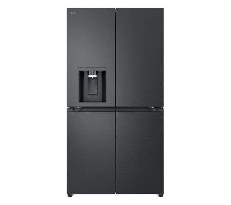 LG GMF960EV4E French Style Fridge Freezer With Water Dispenser - BLACK STEEL