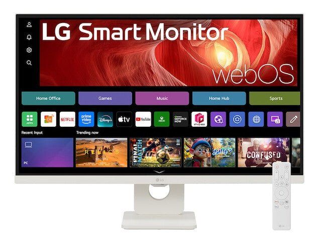 LG 27U731SA-W 27" Smart 4K UHD IPS Monitor - White, White - Image 1