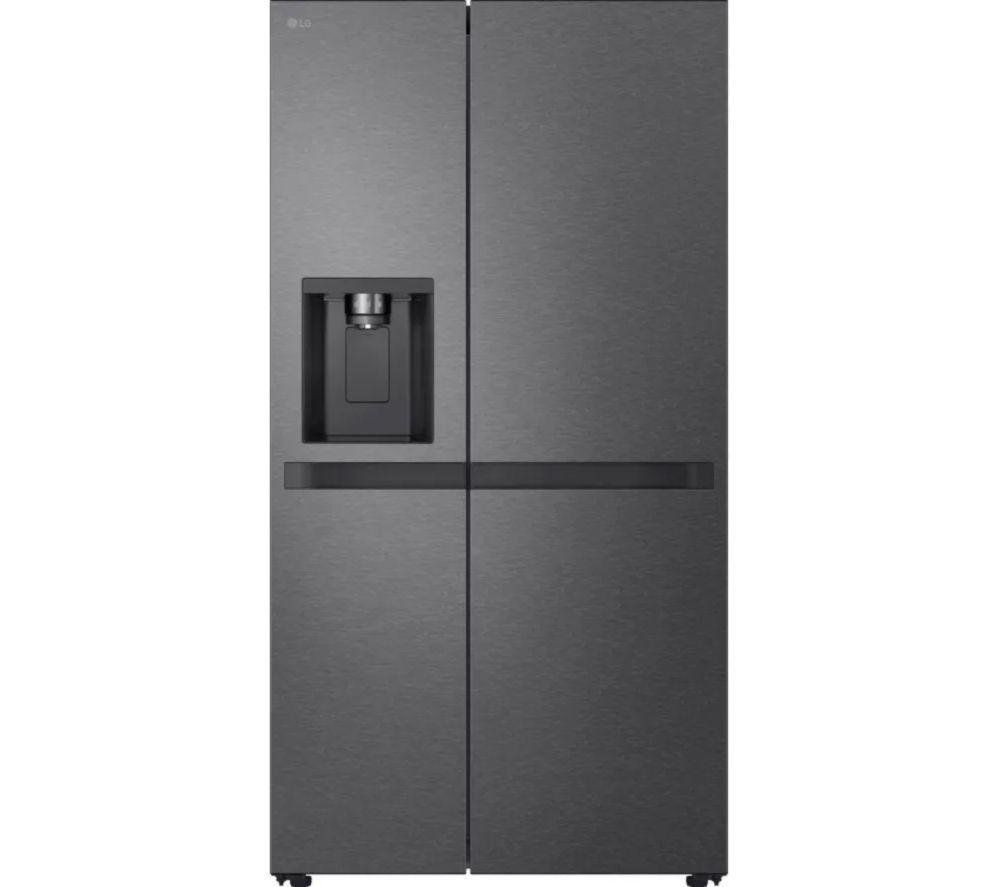 LG GSLC41EPPE American Fridge Freezer Ice & Water Non Plumbed - BLACK STEEL - Image 1