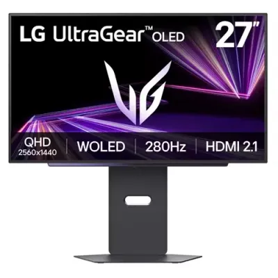LG UltraGear, 2K OLED, 27" Monitor - Black (27GX700A-B) - Thumbnail 2