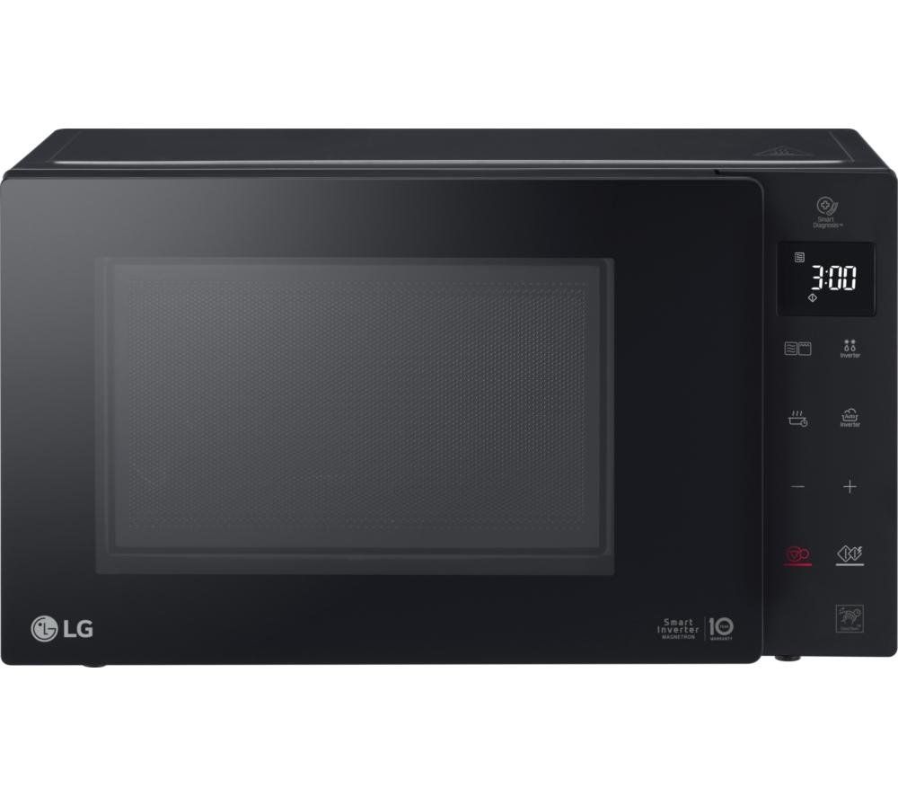 LG MH6336GIB 23L 1000W NeoChef Microwave Oven with Grill Black Smart Inverter Technology Grill Function Even Cooking & - Image 1